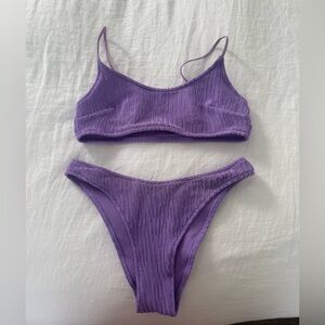 H&M lavender bikini size 6